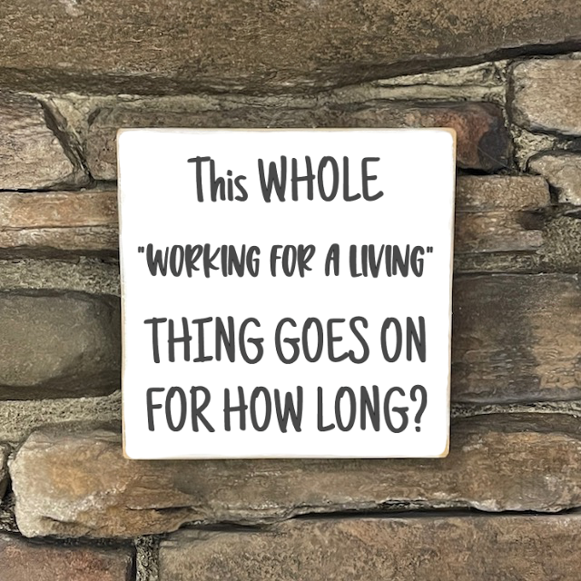 Funny Sign, Small - Square