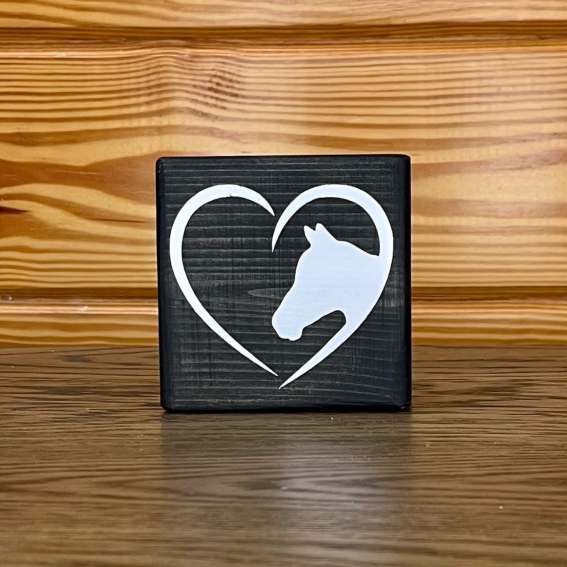 Sign - Rustic Block Mini, 3 Inch Shelf Decor - Farmhouse/Rustic Style