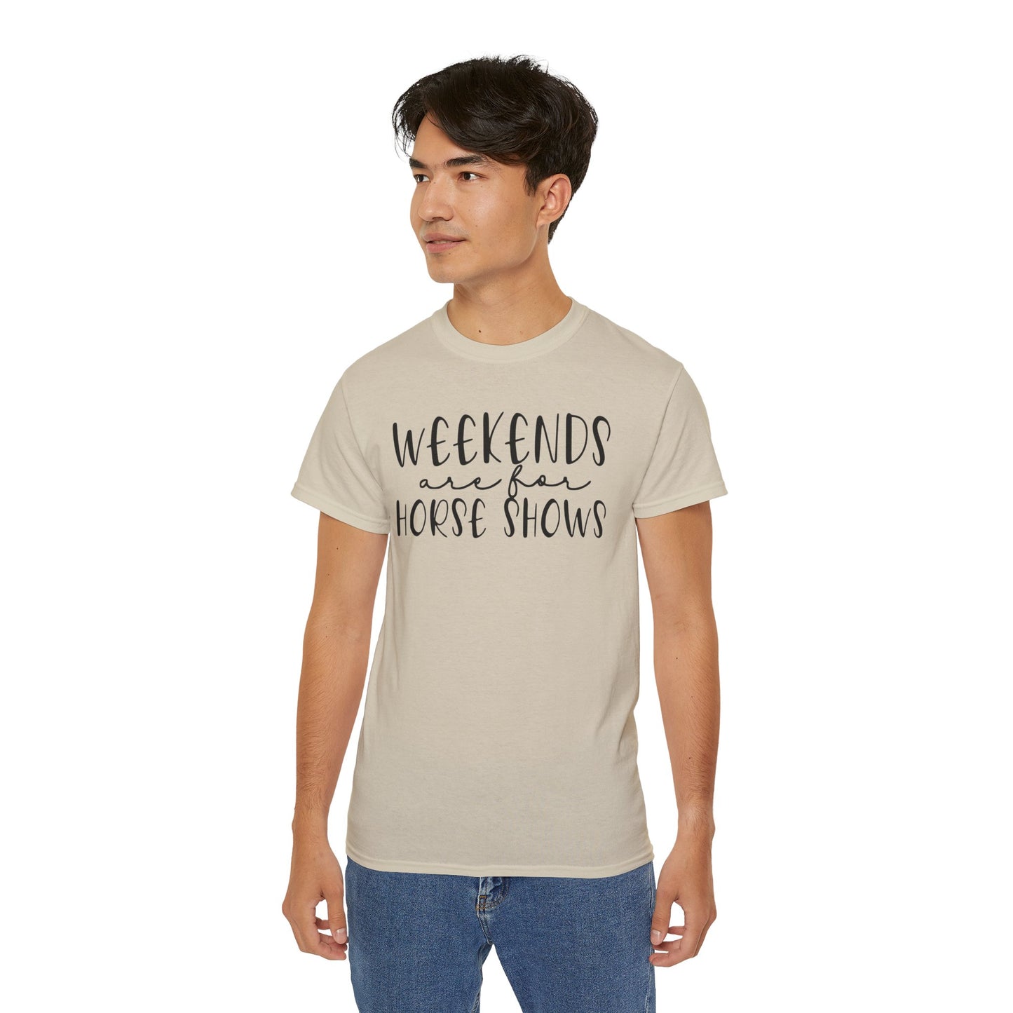 Weekends are for Horse Shows - Unisex Ultra Cotton Tee