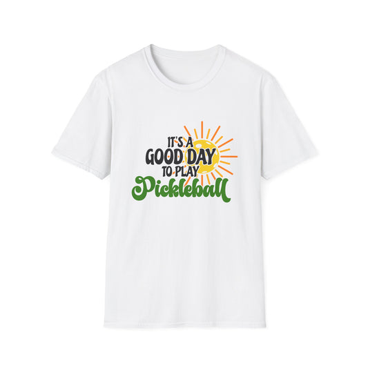 Pickleball Player T-Shirt — Retro Court Graphic Tee for Pickleball Fans