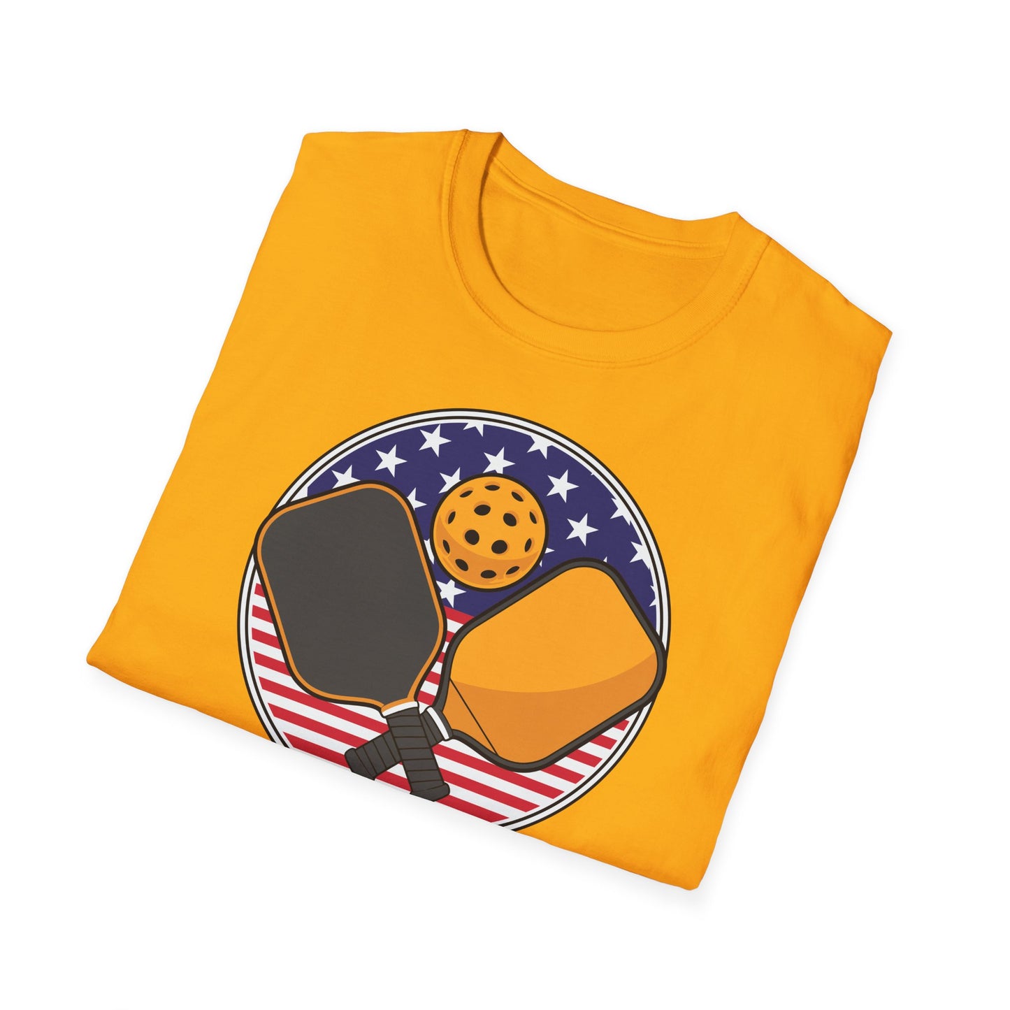 Pickleball Crossed Paddles Graphic Tee for Pickleball Fans