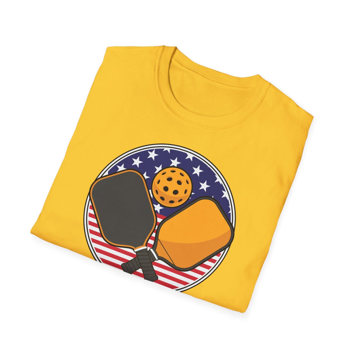 Pickleball Crossed Paddles Graphic Tee for Pickleball Fans