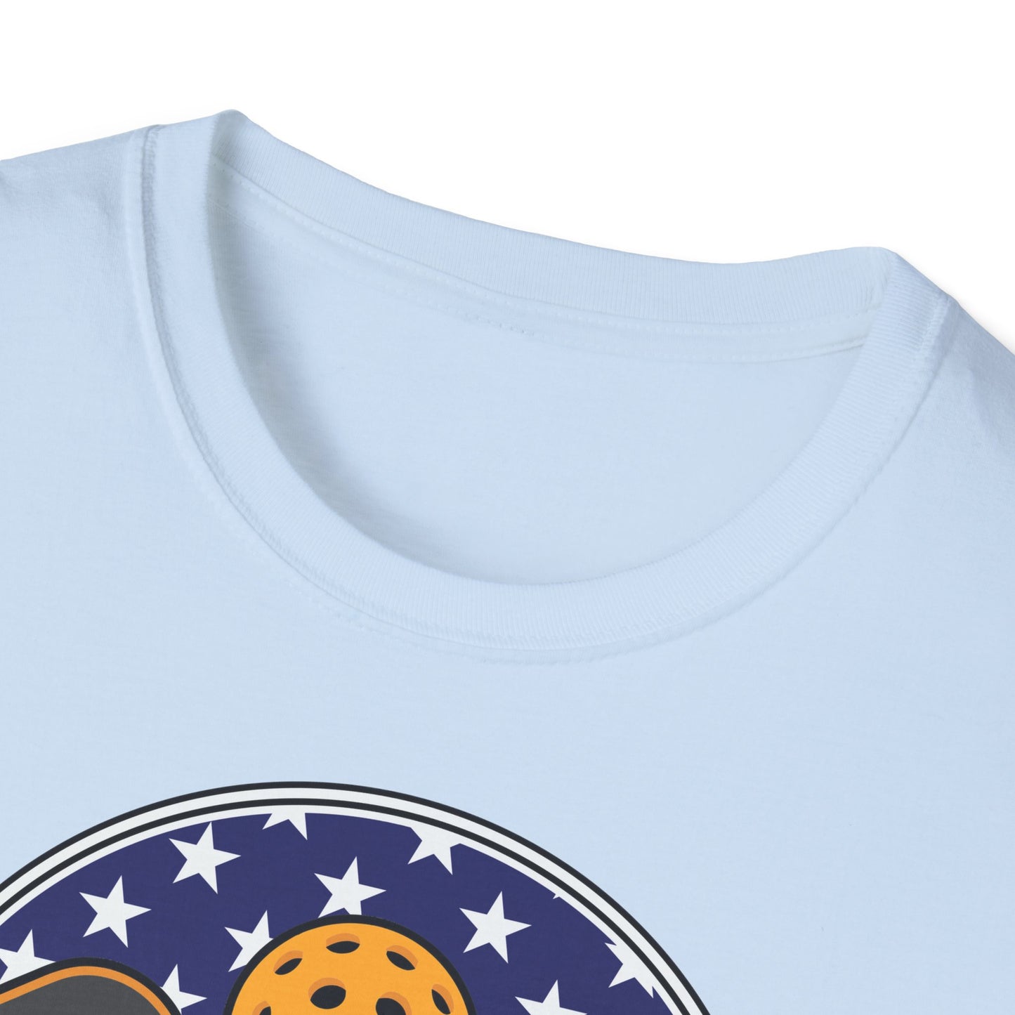 Pickleball Crossed Paddles Graphic Tee for Pickleball Fans