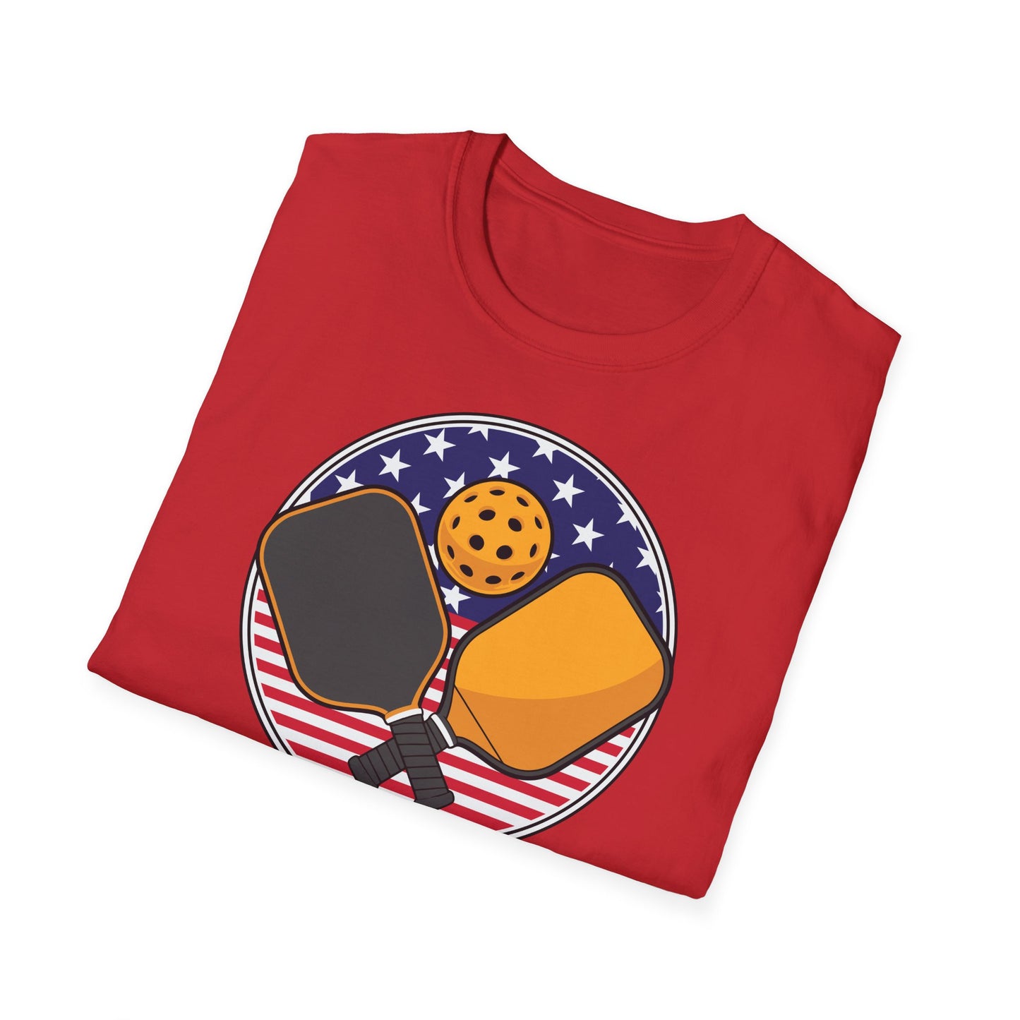 Pickleball Crossed Paddles Graphic Tee for Pickleball Fans