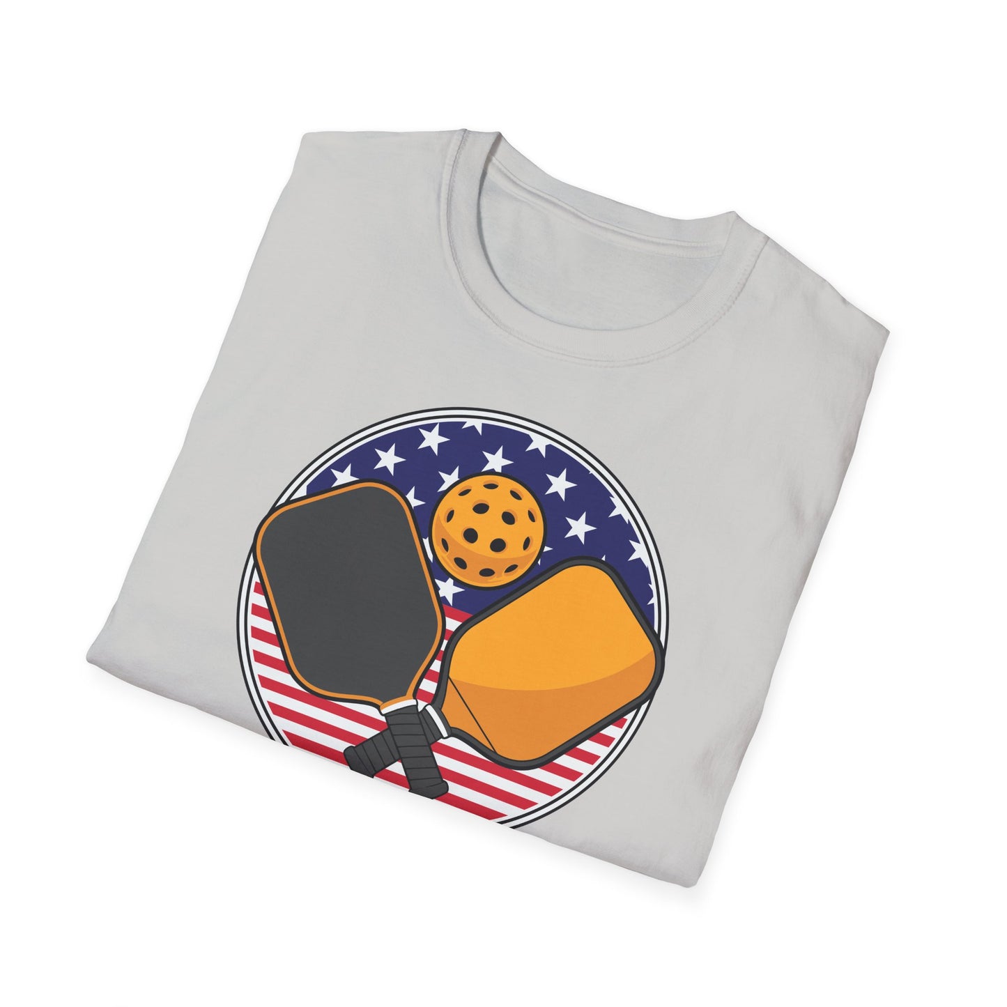 Pickleball Crossed Paddles Graphic Tee for Pickleball Fans