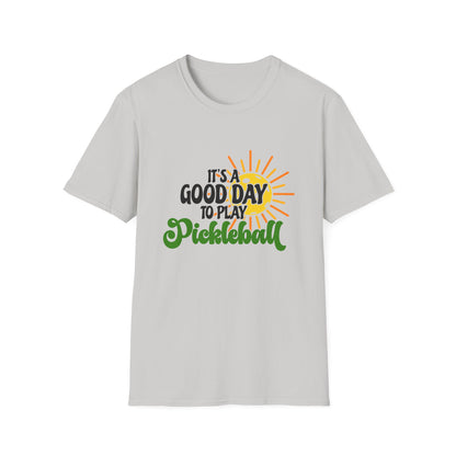 Pickleball Player T-Shirt — Retro Court Graphic Tee for Pickleball Fans