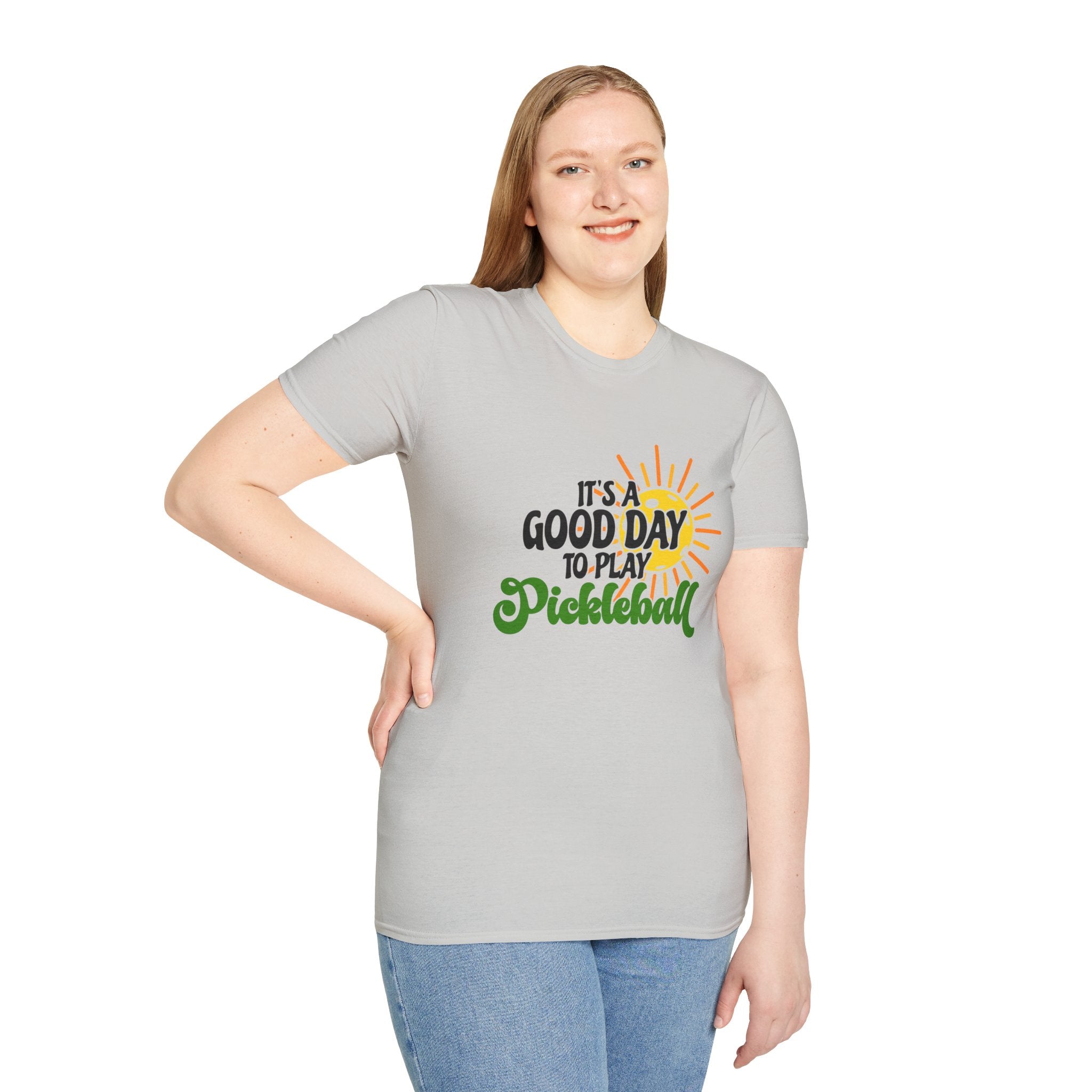 Pickleball Player T-Shirt — Retro Court Graphic Tee for Pickleball Fans