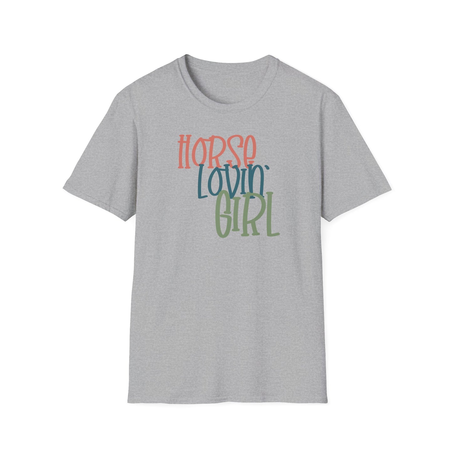 Horse Lovin' Girl - Softstyle T-Shirt