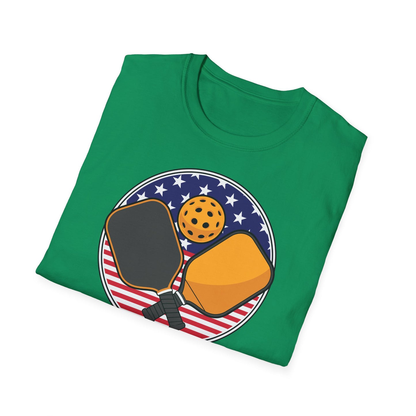 Pickleball Crossed Paddles Graphic Tee for Pickleball Fans