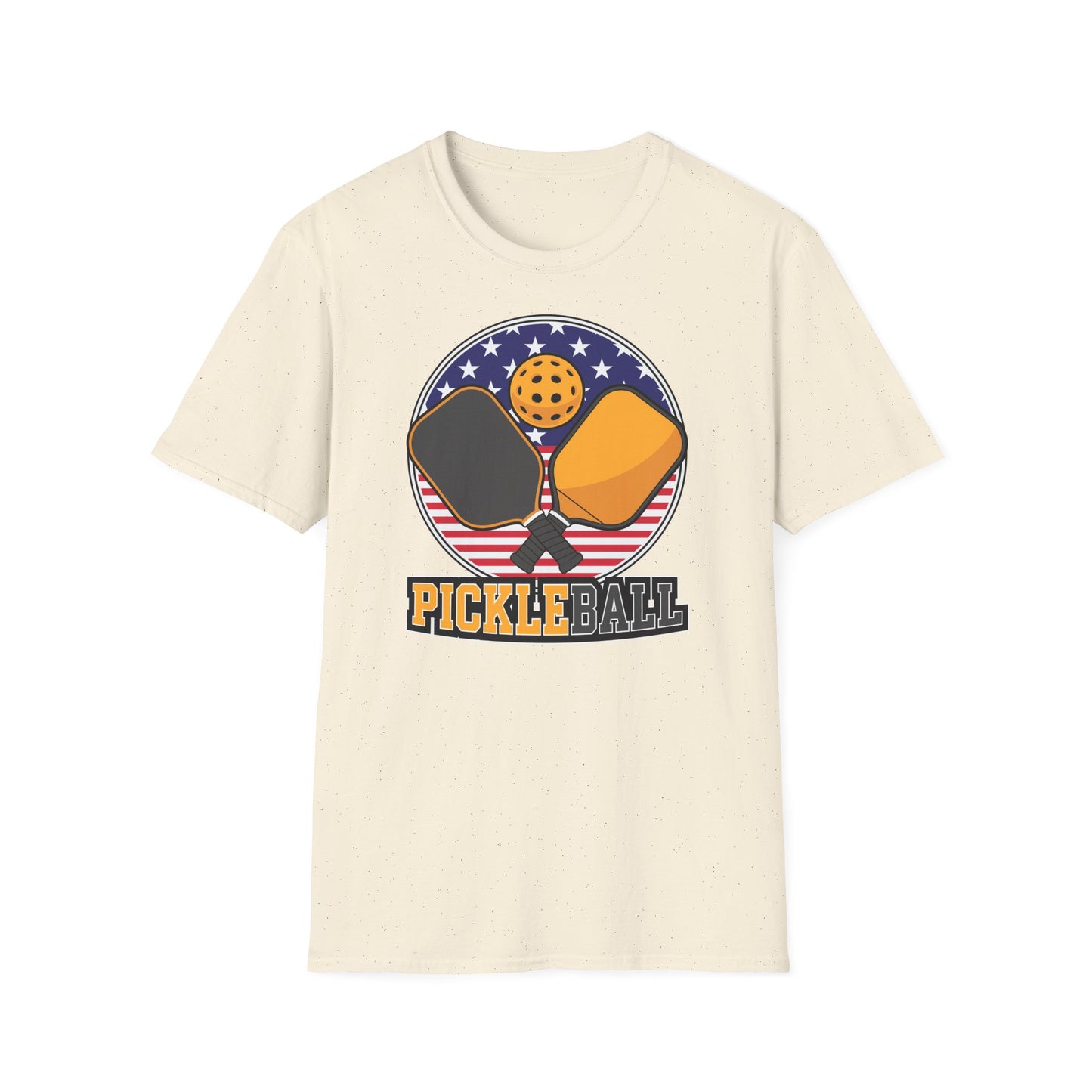 Pickleball Crossed Paddles Graphic Tee for Pickleball Fans