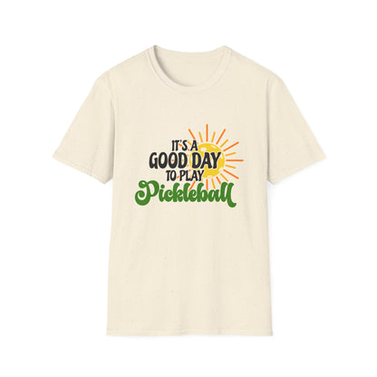 Pickleball Player T-Shirt — Retro Court Graphic Tee for Pickleball Fans