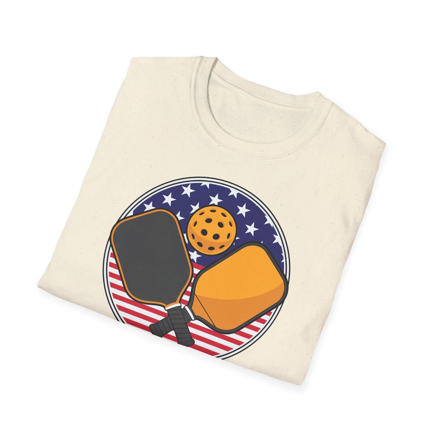 Pickleball Crossed Paddles Graphic Tee for Pickleball Fans