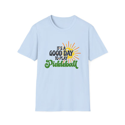 Pickleball Player T-Shirt — Retro Court Graphic Tee for Pickleball Fans