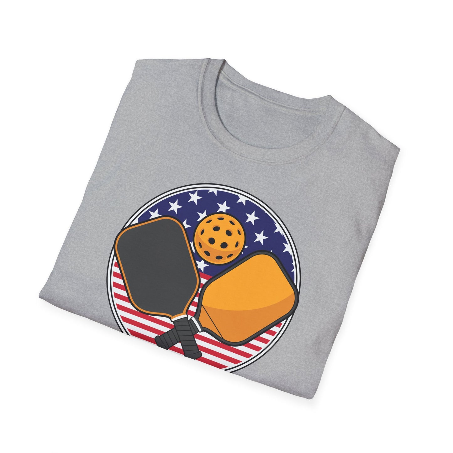 Pickleball Crossed Paddles Graphic Tee for Pickleball Fans