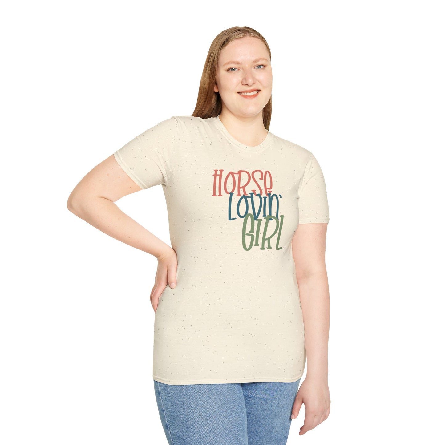 Horse Lovin' Girl - Softstyle T-Shirt