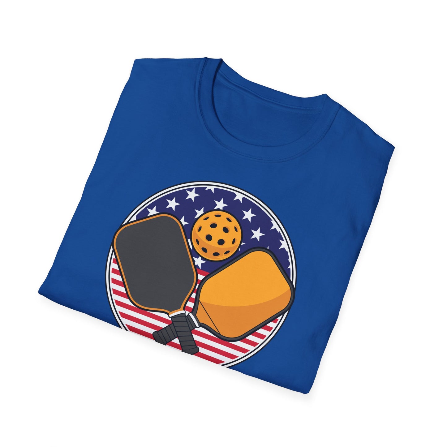 Pickleball Crossed Paddles Graphic Tee for Pickleball Fans