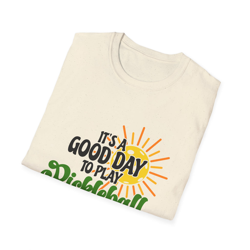 Pickleball Player T-Shirt — Retro Court Graphic Tee for Pickleball Fans