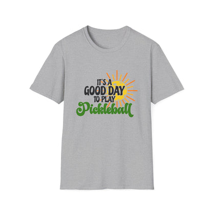 Pickleball Player T-Shirt — Retro Court Graphic Tee for Pickleball Fans