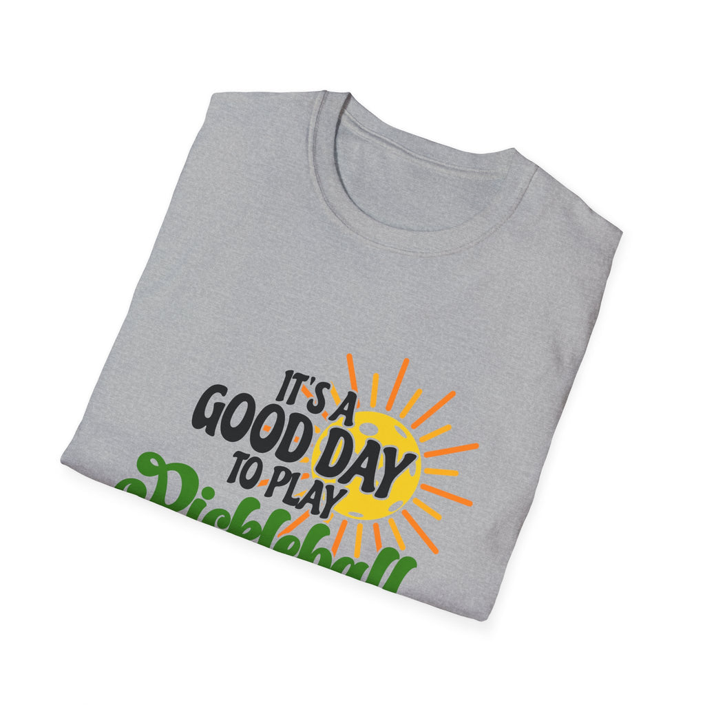 Pickleball Player T-Shirt — Retro Court Graphic Tee for Pickleball Fans