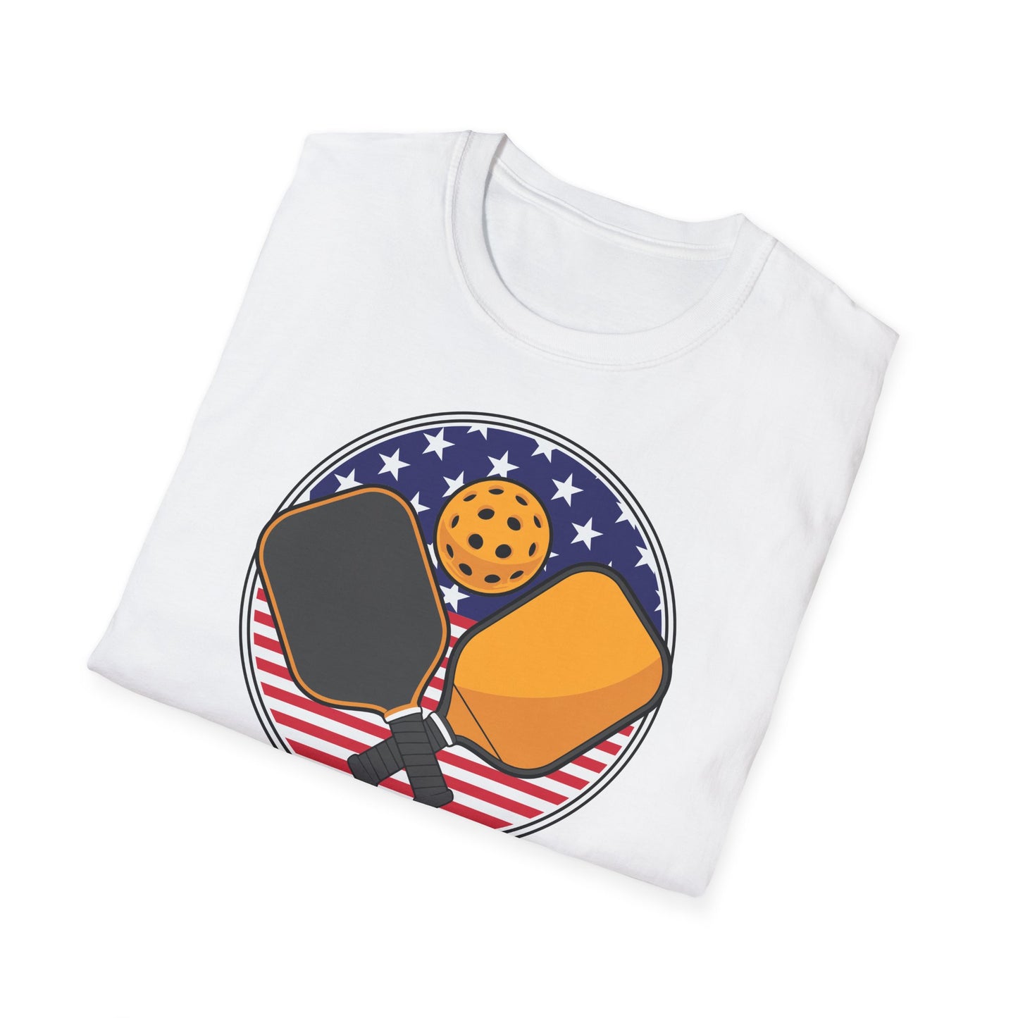 Pickleball Crossed Paddles Graphic Tee for Pickleball Fans