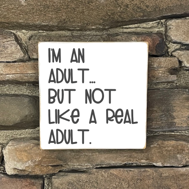 Funny Sign, Small - Square