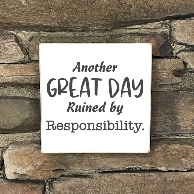 Funny Sign, Small - Square