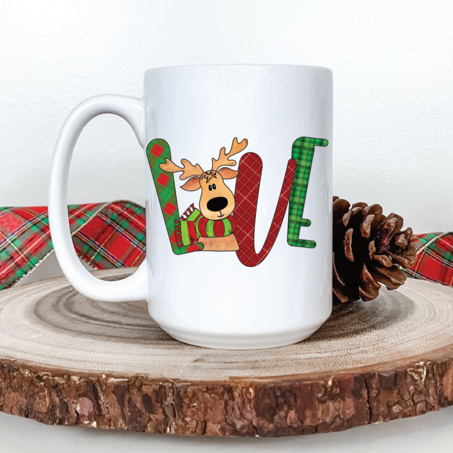 Christmas Ceramic Mugs 15oz.