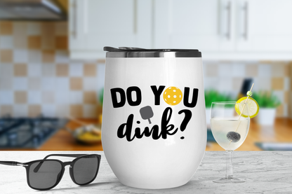 Pickleball Wine Tumbler