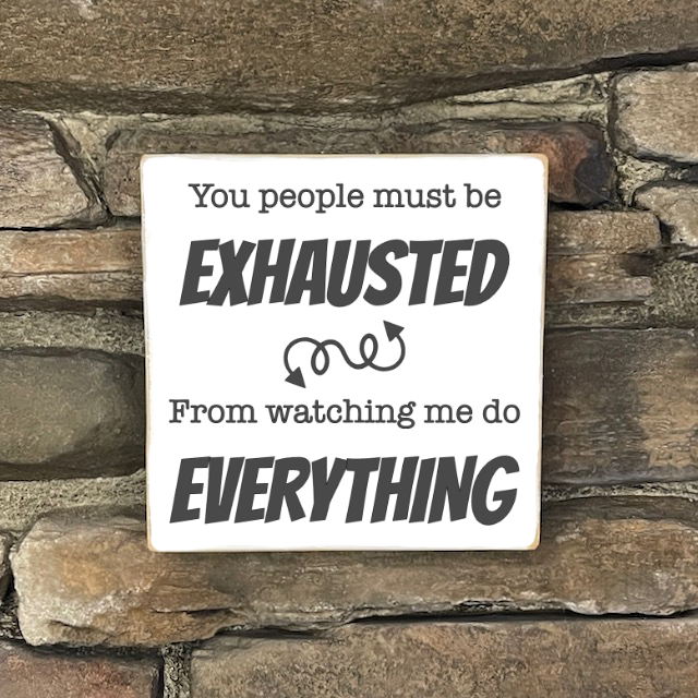 Funny Sign, Small - Square