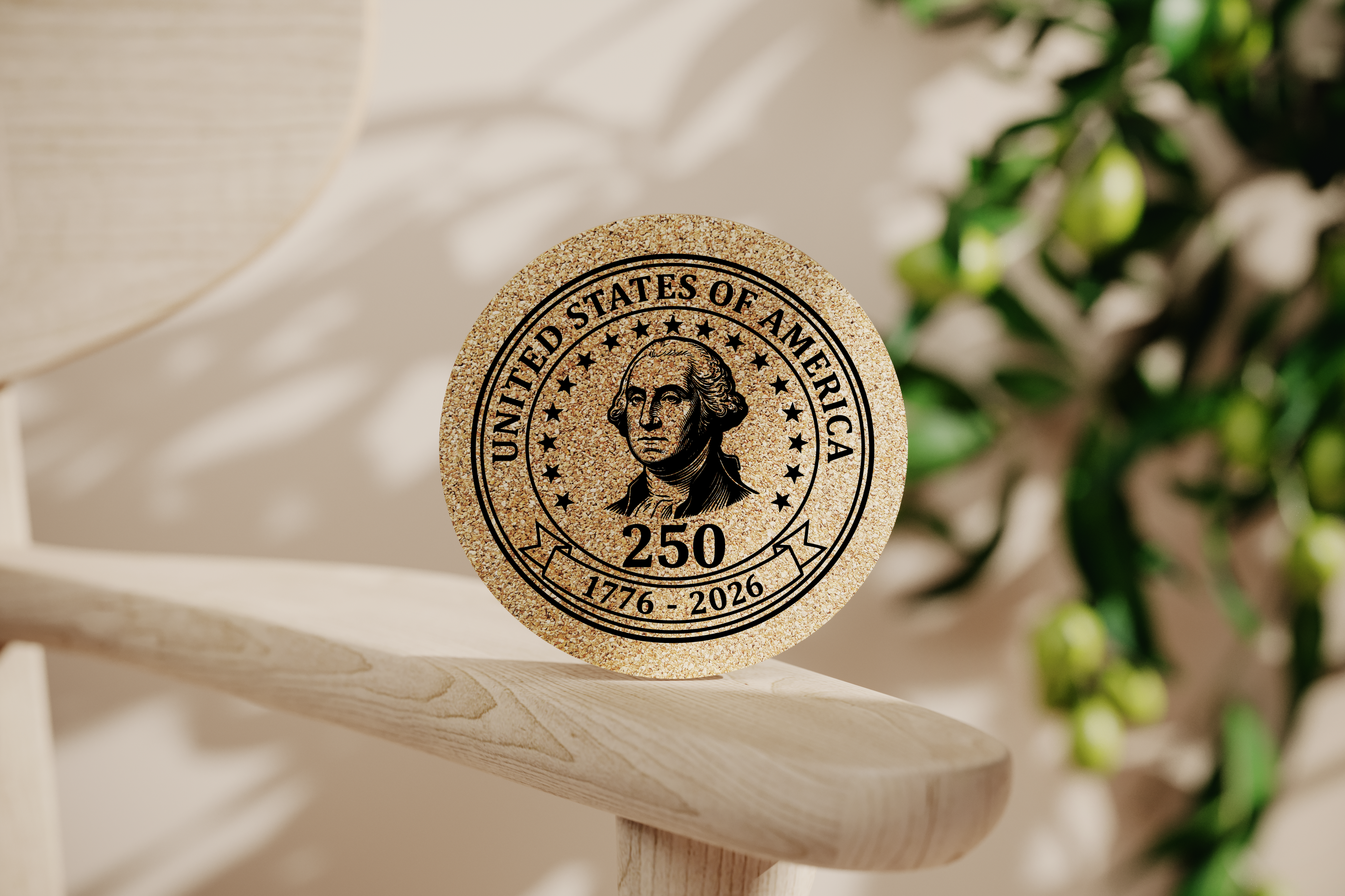 America 250 Cork Coasters