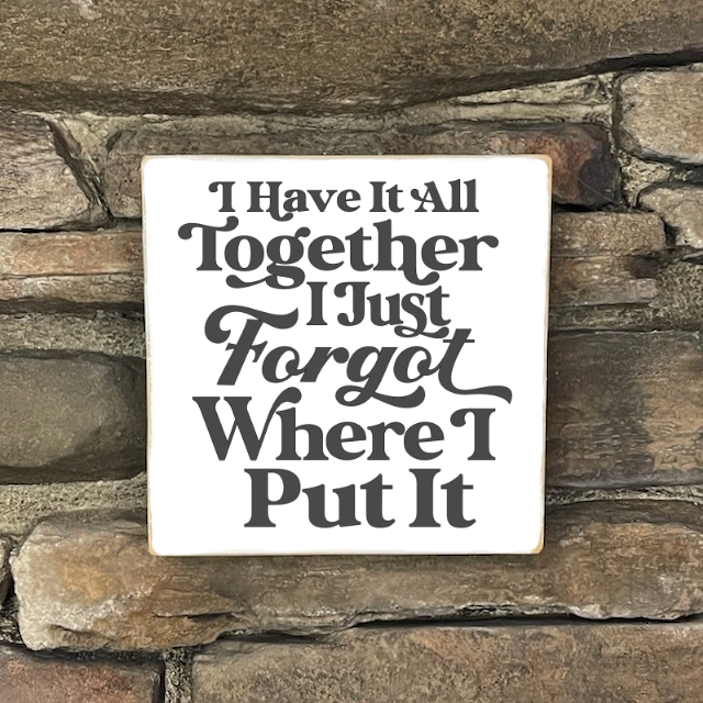 Funny Sign, Small - Square