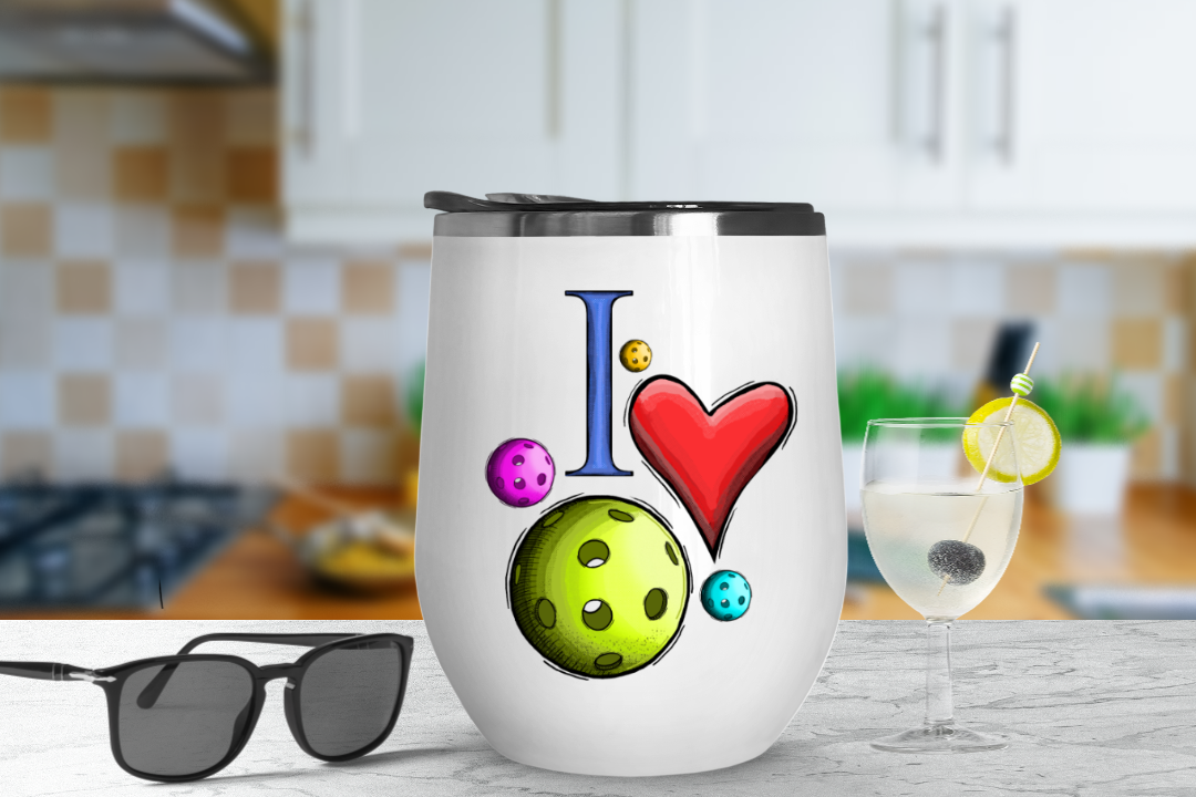 Pickleball Wine Tumbler