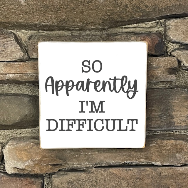 Funny Sign, Small - Square