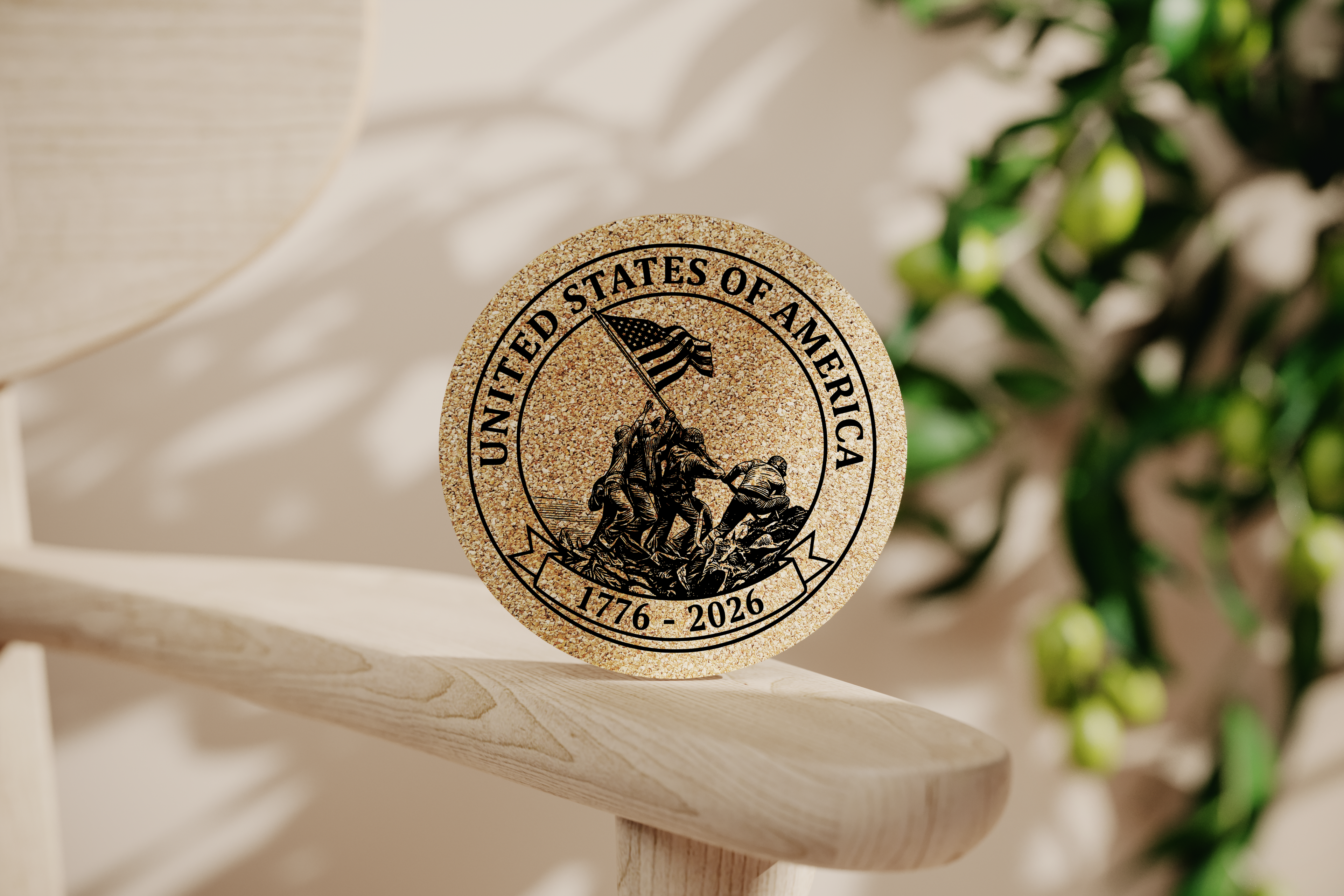 America 250 Cork Coasters