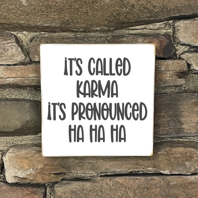 Funny Sign, Small - Square