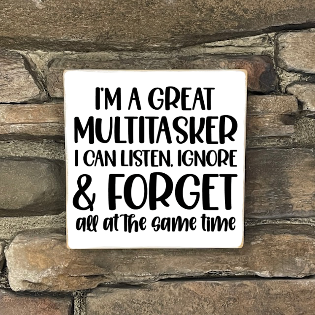 Funny Sign, Small - Square