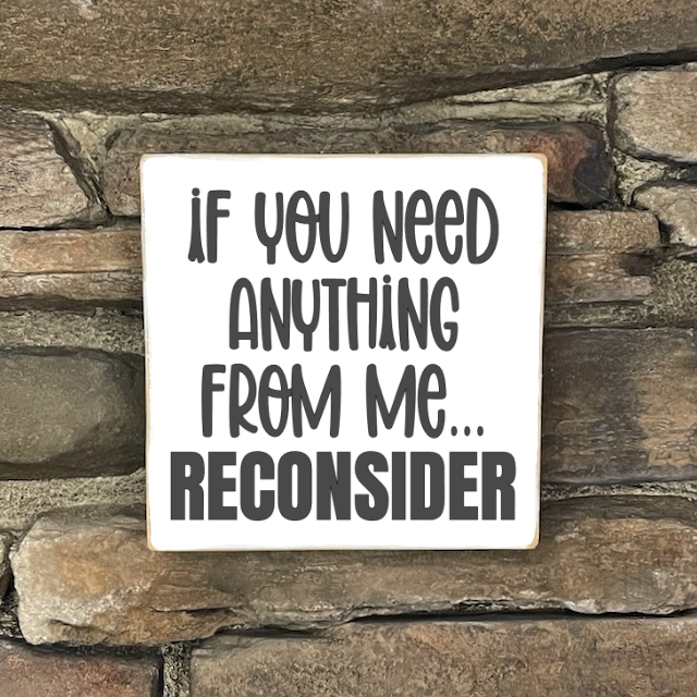 Funny Sign, Small - Square