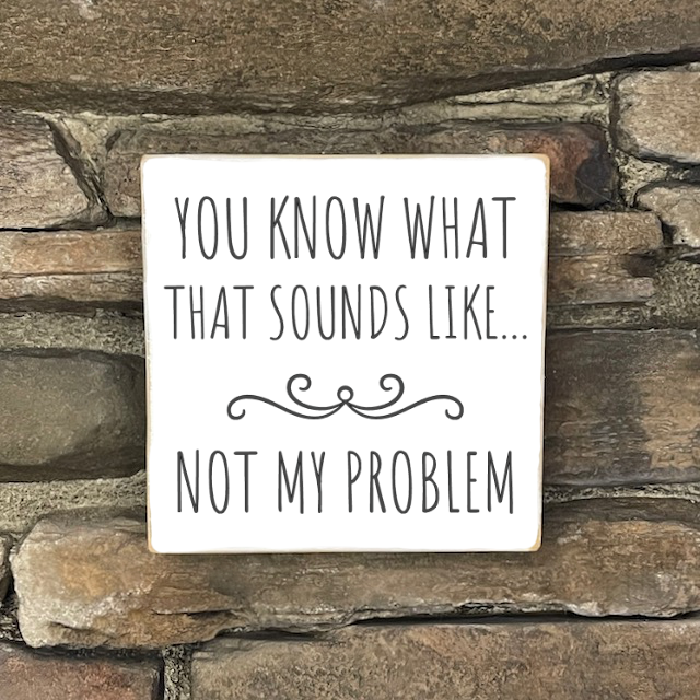 Funny Sign, Small - Square