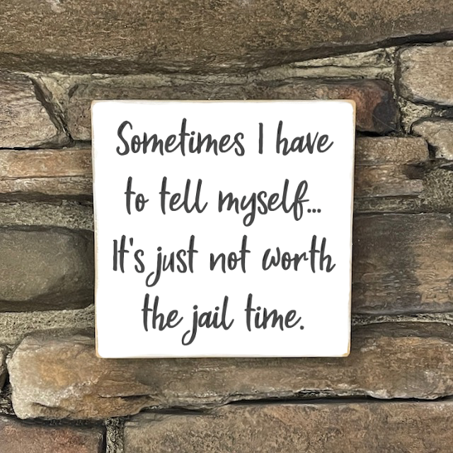 Funny Sign, Small - Square