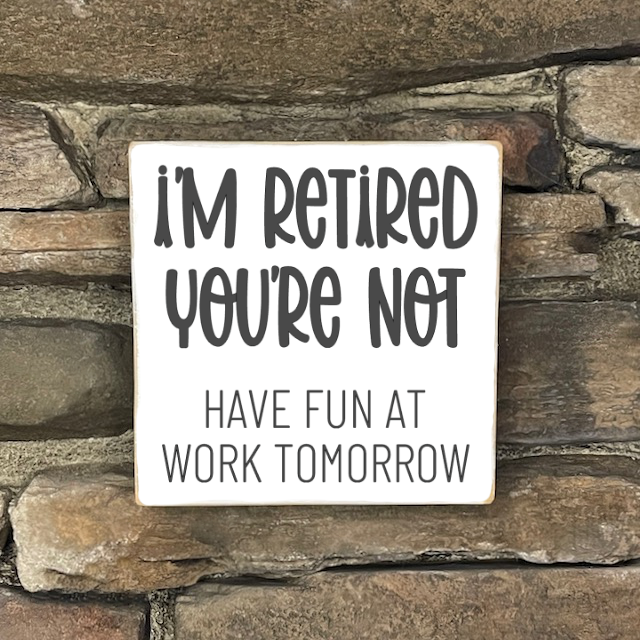 Funny Sign, Small - Square