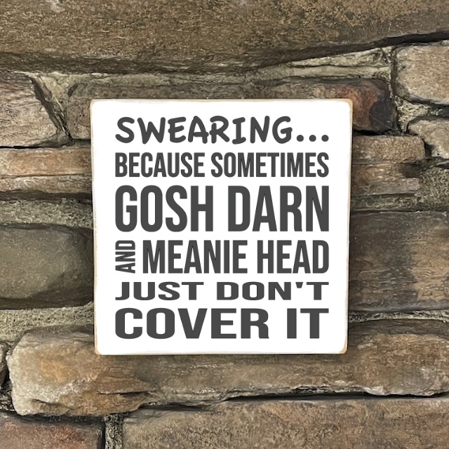 Funny Sign, Small - Square