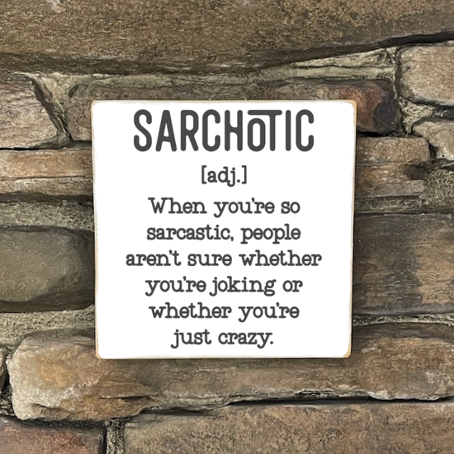 Funny Sign, Small - Square