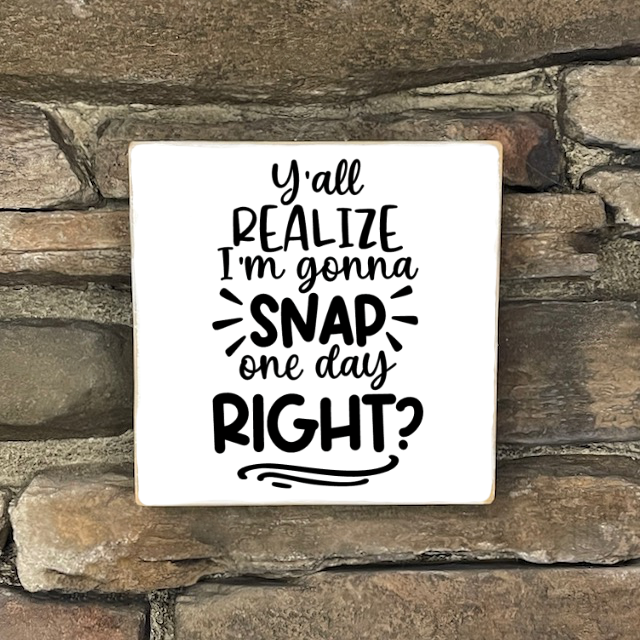 Funny Sign, Small - Square