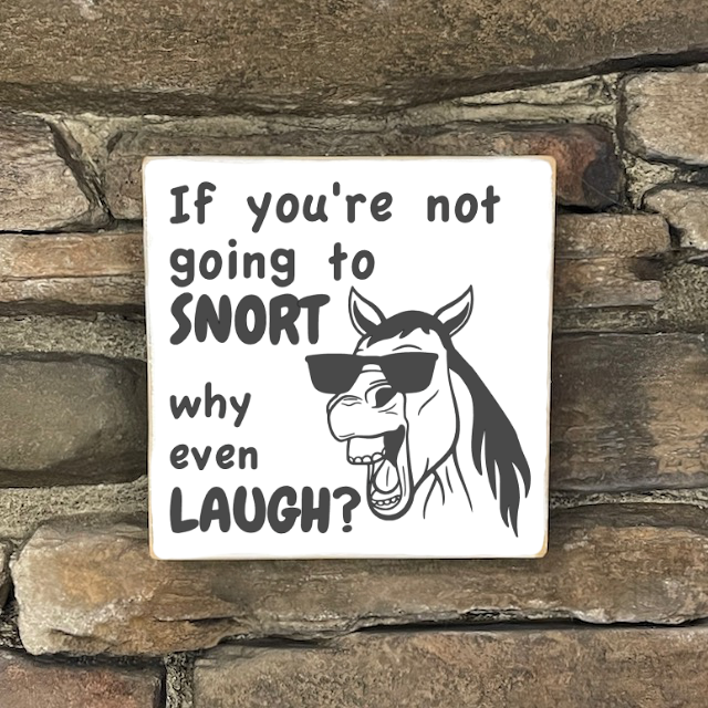 Funny Sign, Small - Square