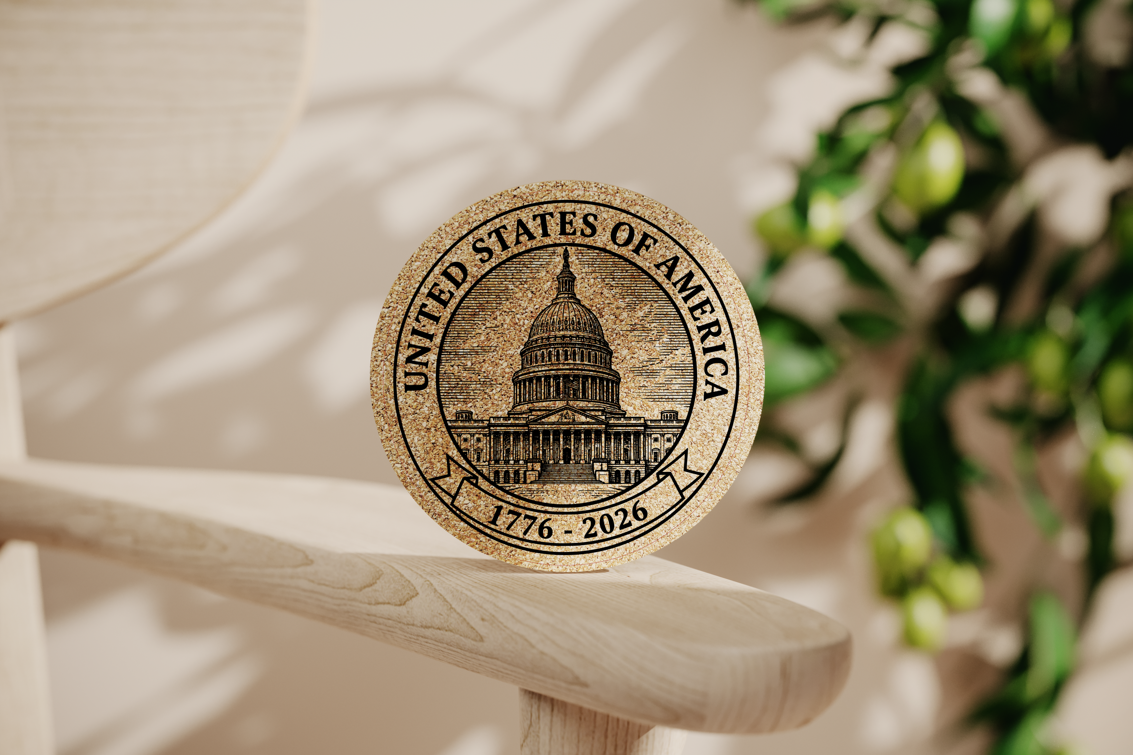 America 250 Cork Coasters