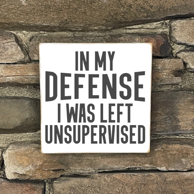 Funny Sign, Small - Square