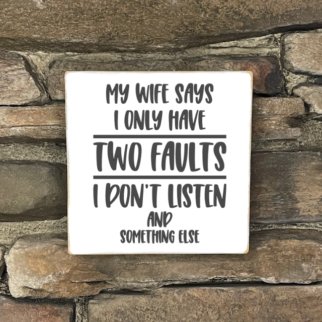 Funny Sign, Small - Square