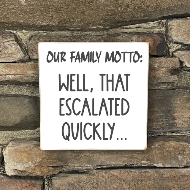 Funny Sign, Small - Square