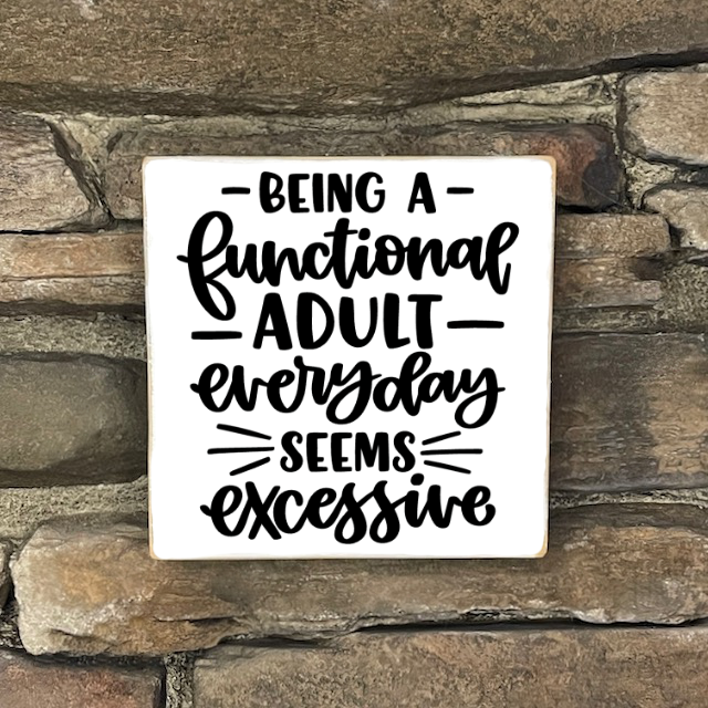 Funny Sign, Small - Square