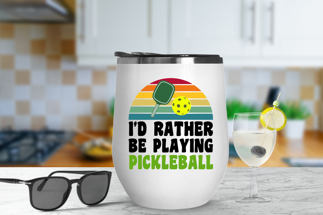 Pickleball Wine Tumbler